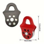 Off Road Recovery Winch Snatch Pulley – Red