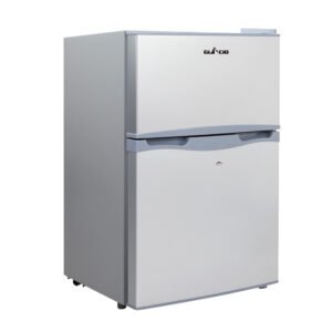 Glacio 65L 12/24/240V Upright Fridge/Freezer – Silver