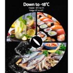 Glacio 65L 12/24/240V Upright Fridge/Freezer – Silver