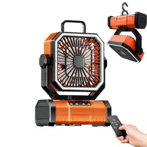 Portable Camping Fan - Orange
