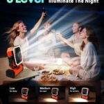 Portable Camping Fan – Orange