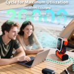 Portable Camping Fan – Orange