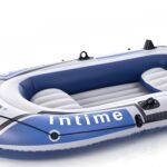 3-Person PVC Inflatable Boat with Oars & Pump
