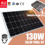 130W Monocrystalline Solar Panel Kit