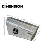 750mm Under Tray Tool Box x 2