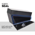 750mm Underbody Ute Tray Toolbox Set – Black Steel