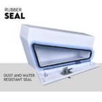 750mm Underbody Ute Tray Toolbox Set – White Steel