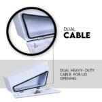 750mm Underbody Ute Tray Toolbox Set – White Steel