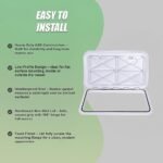 White Marine Boat Access Hatch / Inspection Storage Lid