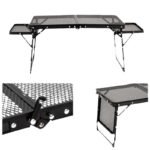 70 x 40cm Extendable Folding Mesh Top Table