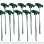 Heavy-Duty Storm Proof Galvanized Steel Tent Pegs x 10