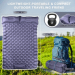 Ultralight Double Camping Sleeping Pad – Dark Blue