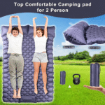 Ultralight Double Camping Sleeping Pad – Dark Blue