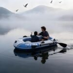 2-Person PVC Inflatable Boat with Oars & Pump