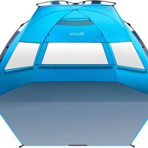 Pop Up 3-4 Person Beach Shade  - Blue