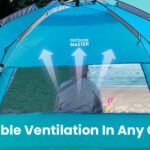 Pop Up 3-4 Person Beach Shade  – Blue