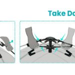 Pop Up 3-4 Person Beach Shade  – Blue