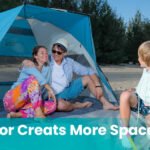 Pop Up 3-4 Person Beach Shade  – Blue