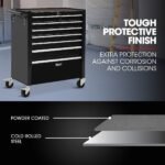 BULLET Pro 7 Drawer Tool Box Cabinet Trolley – Black