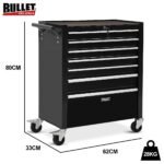 BULLET Pro 7 Drawer Tool Box Cabinet Trolley – Black