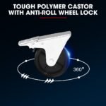 BULLET Pro 7 Drawer Tool Box Cabinet Trolley – Red