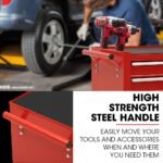 BULLET Pro 7 Drawer Tool Box Cabinet Trolley – Red