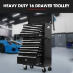 Bullet Pro 16 Drawer Tool Box Cabinet Chest – Black