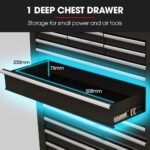 Bullet Pro 16 Drawer Tool Box Cabinet Chest – Black