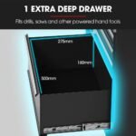 Bullet Pro 16 Drawer Tool Box Cabinet Chest – Black