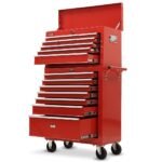 Bullet Pro 16 Drawer Tool Box Cabinet Chest – Red
