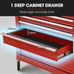 Bullet Pro 16 Drawer Tool Box Cabinet Chest – Red