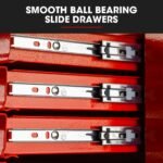 Bullet Pro 16 Drawer Tool Box Cabinet Chest – Red