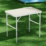 Weisshorn 90cm Folding Aluminium Camping Table