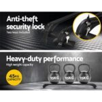 1000mm Universal Lockable Roof Rack Cross Bars – Black
