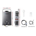 Portable Gas Water Heater – Grey