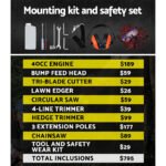 Giantz 4-Stroke Pole Chainsaw Multi-Tool – 9-in-1