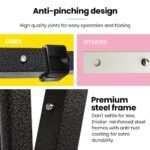 3x3m Compact Folding Gazebo with 3 x Walls – White