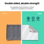 3x3m Compact Folding Gazebo with 3 x Walls – White