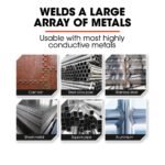 ROSSI 160 Amp Inverter Welder TIG Arc Stick, AC/DC, with Accessories (15A Plug)