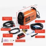 ROSSI 160 Amp Inverter Welder TIG Arc Stick, AC/DC, with Accessories (15A Plug)