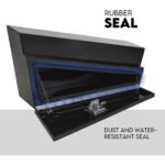 900mm Underbody Ute Tray Toolbox Set – Black Steel