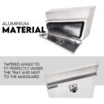 750mm Underbody Ute Tray Toolbox Set –  Aluminium