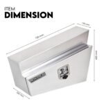 750mm Underbody Ute Tray Toolbox Set –  Aluminium