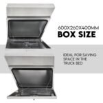 600mm Underbody Ute Tray Toolbox Set – Aluminium