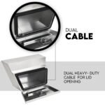 600mm Underbody Ute Tray Toolbox Set – Aluminium