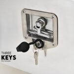 600mm Underbody Ute Tray Toolbox Set – Aluminium