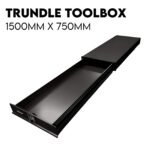 1.5m Underbody Roller Trundle Tool Box Draw – Black