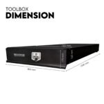 1.5m Underbody Roller Trundle Tool Box Draw – Black