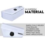 750mm Underbody Ute Tray Toolbox Set – White Steel