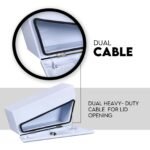 750mm Underbody Ute Tray Toolbox Set – White Steel